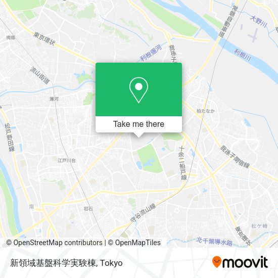 新領域基盤科学実験棟 map