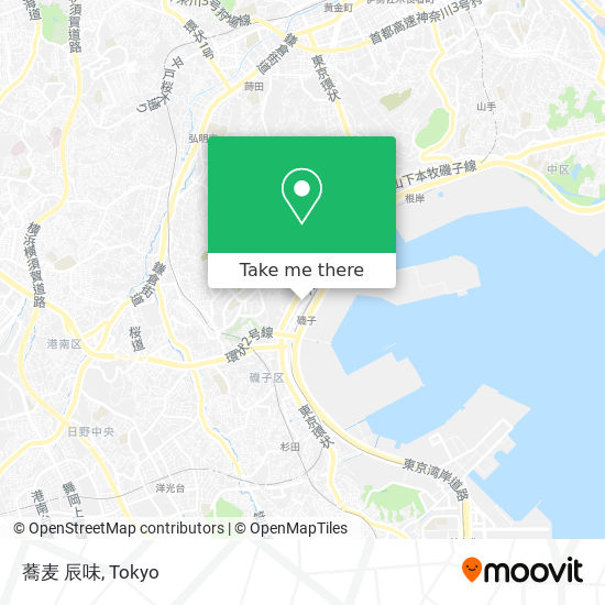 蕎麦 辰味 map