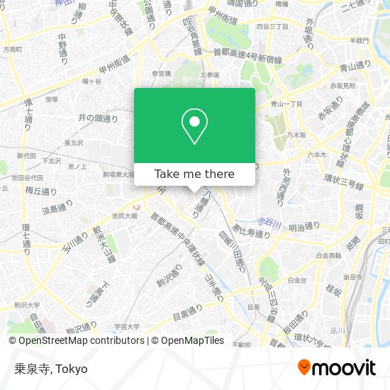 乗泉寺 map