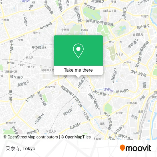 乗泉寺 map