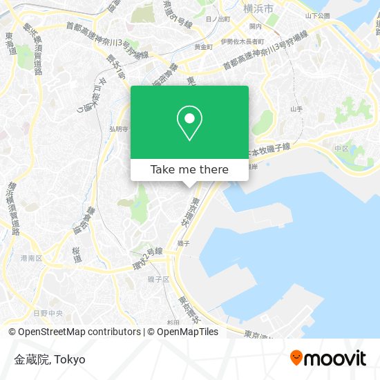 金蔵院 map