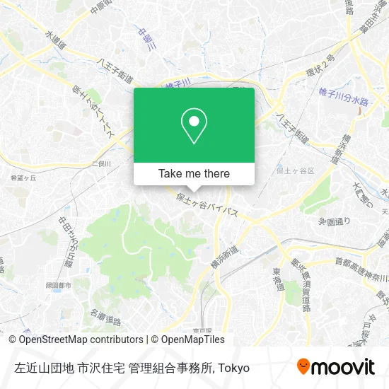 左近山団地 市沢住宅 管理組合事務所 map