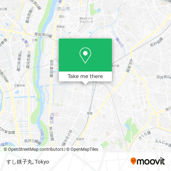 How To Get To すし銚子丸 In 松戸市 By Metro Or Bus Moovit