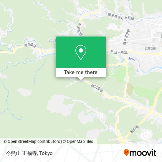 今熊山 正福寺 map