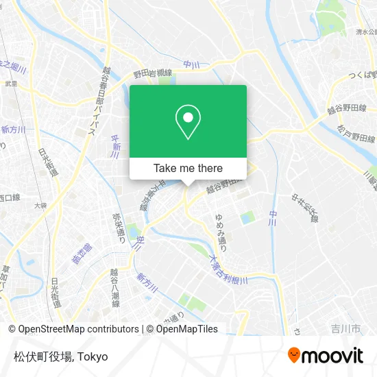 松伏町役場 map