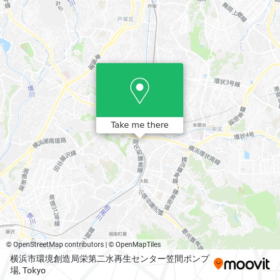 横浜市環境創造局栄第二水再生センター笠間ポンプ場 map