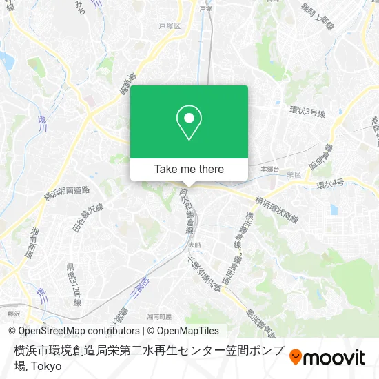 横浜市環境創造局栄第二水再生センター笠間ポンプ場 map