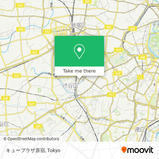 How To Get To キュープラザ原宿 In 渋谷区 By Metro Or Bus Moovit