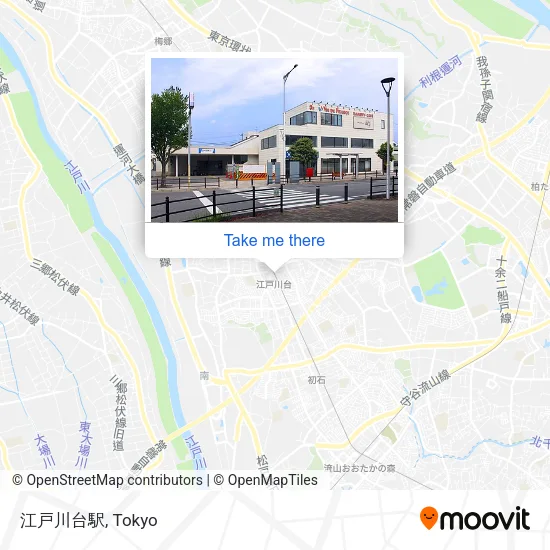 江戸川台駅 map