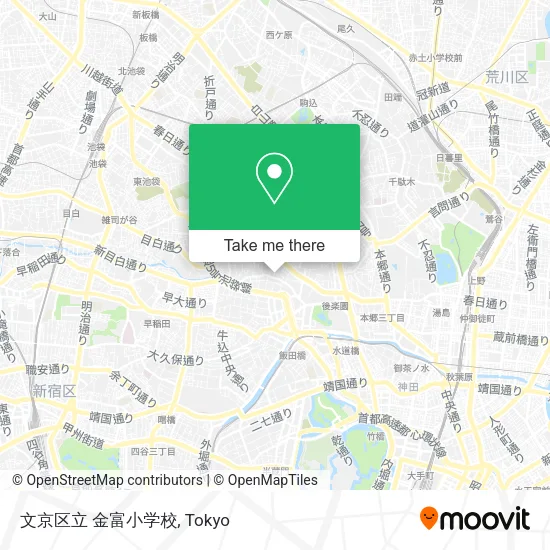 文京区立 金富小学校 map