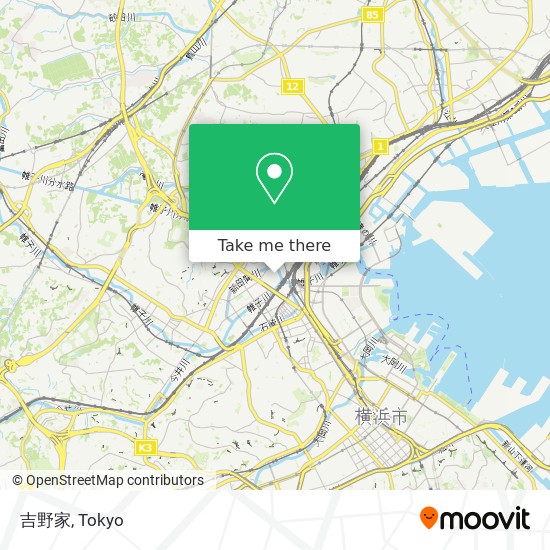 How To Get To 吉野家 In 横浜市 By Bus