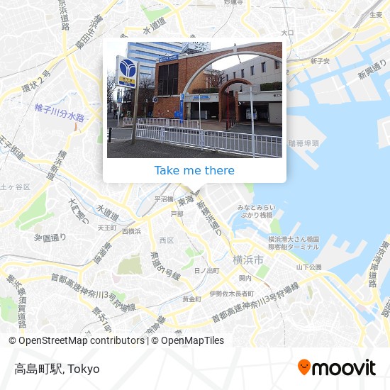 高島町駅 map