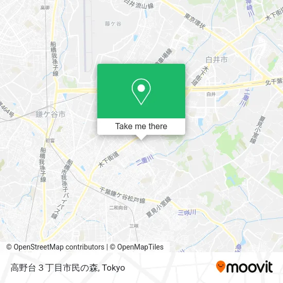 高野台３丁目市民の森 map