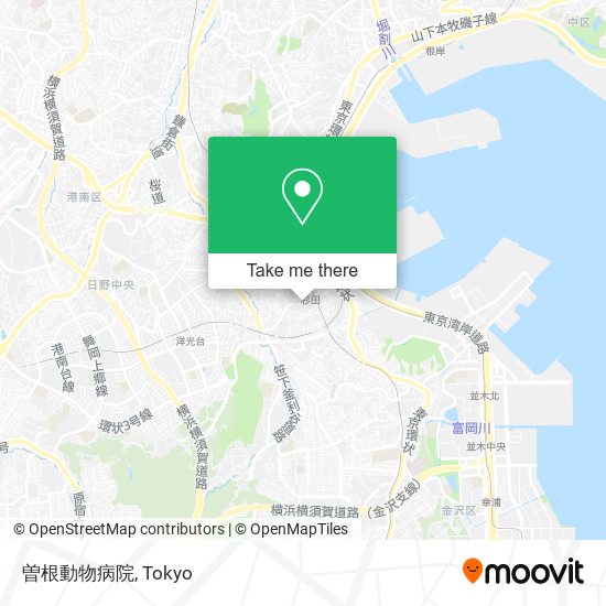 曽根動物病院 map