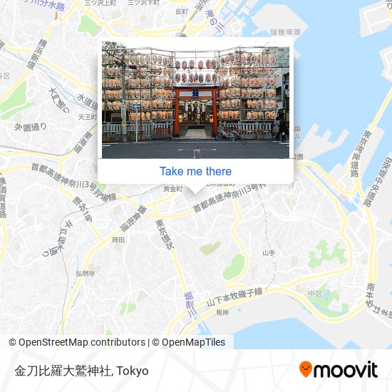 金刀比羅大鷲神社 map
