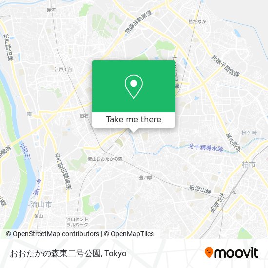 おおたかの森東二号公園 map