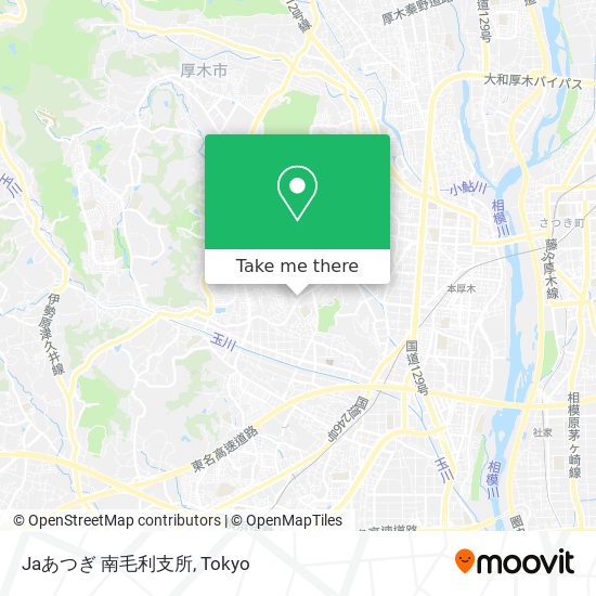 Jaあつぎ 南毛利支所 map