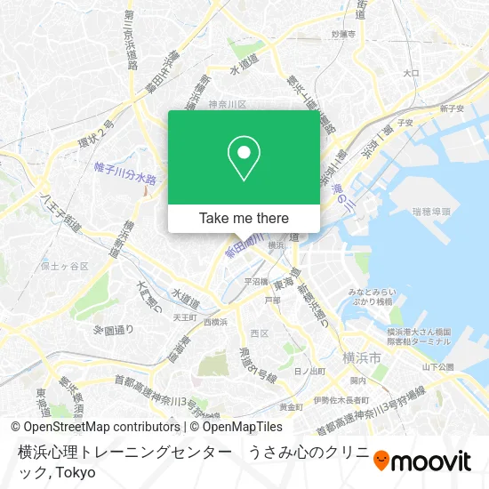 横浜心理トレーニングセンター　うさみ心のクリニック map