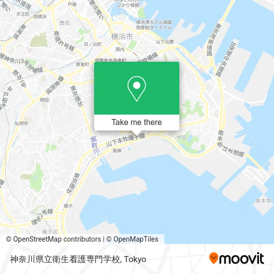 神奈川県立衛生看護専門学校 map