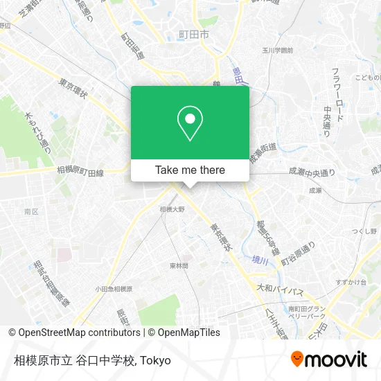 相模原市立 谷口中学校 map