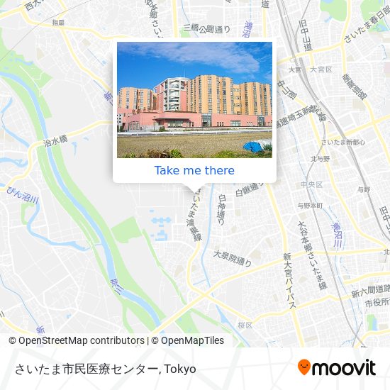 さいたま市民医療センター map