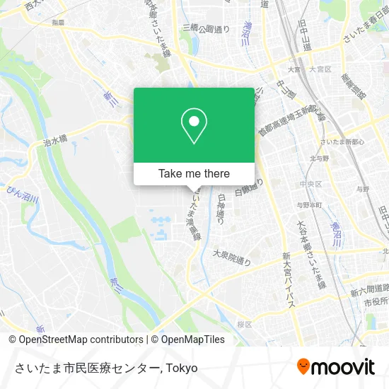 さいたま市民医療センター map