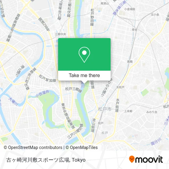 古ヶ崎河川敷スポーツ広場 map