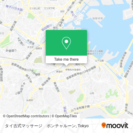 タイ古式マッサージ　ポンチャルーン map