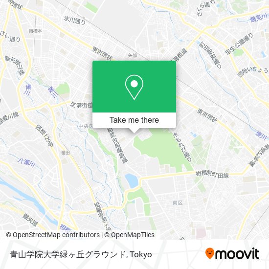 青山学院大学緑ヶ丘グラウンド map
