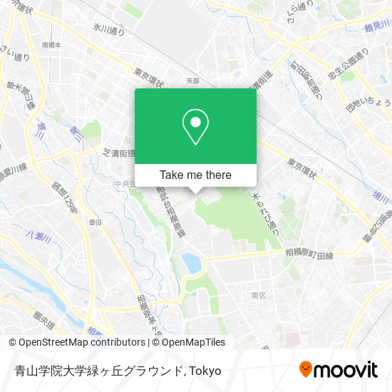 Aoyama Gakuin University Midorigaoka Ground map