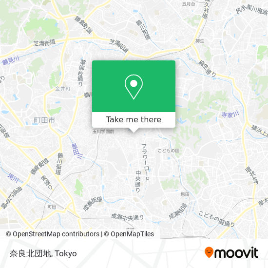 奈良北団地 map
