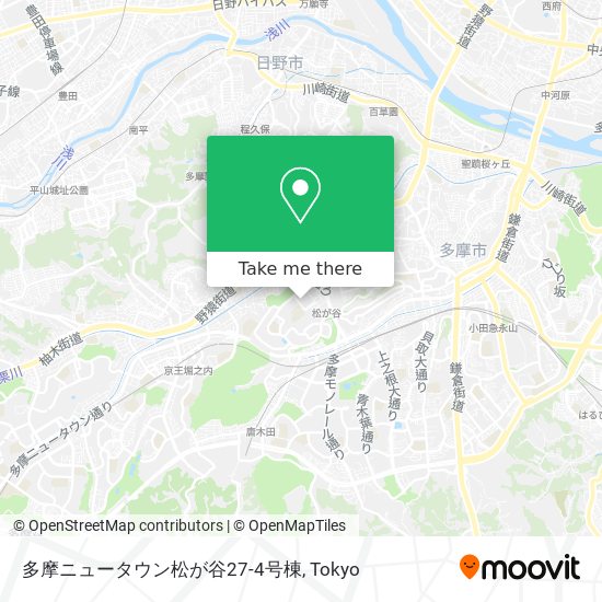 多摩ニュータウン松が谷27-4号棟 map