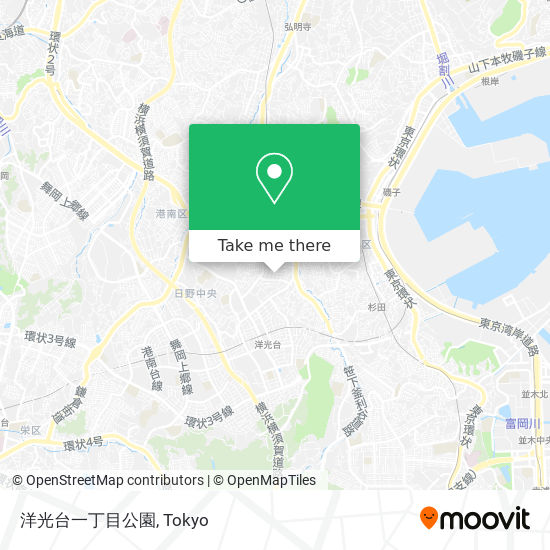 洋光台一丁目公園 map