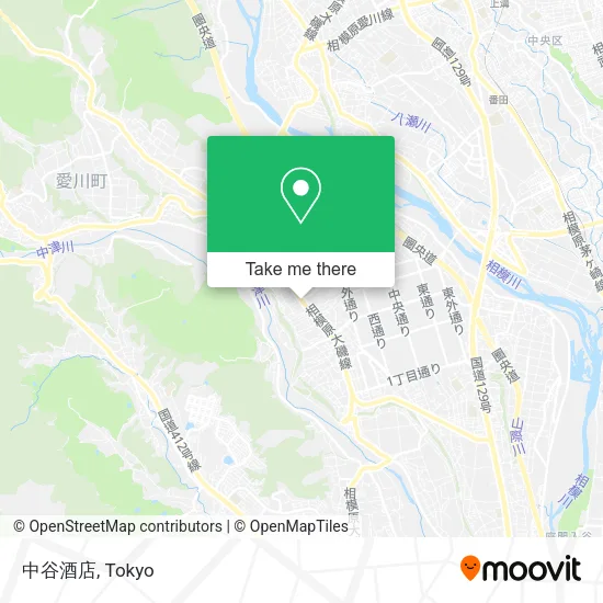 中谷酒店 map
