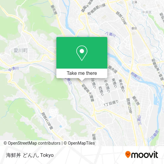 海鮮丼 どん八 map