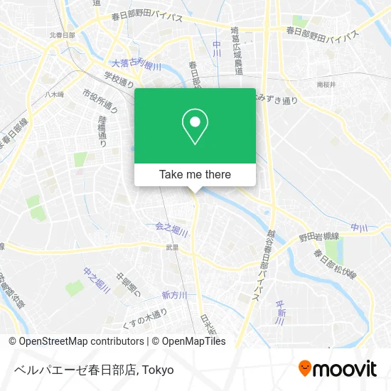 ベルパエーゼ春日部店 map