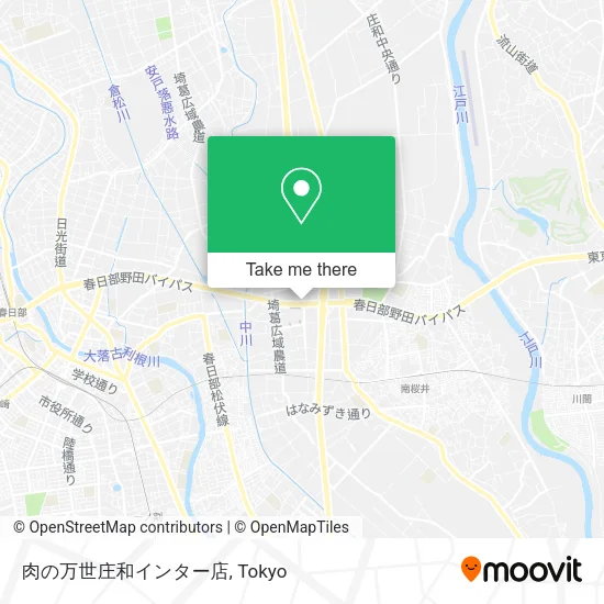肉の万世庄和インター店 map