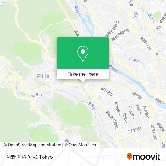 河野内科医院 map