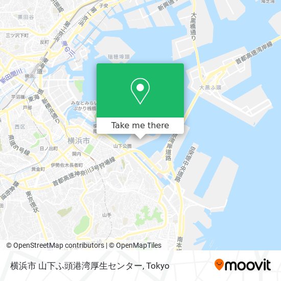 横浜市 山下ふ頭港湾厚生センター map