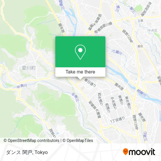 ダンス 関戸 map