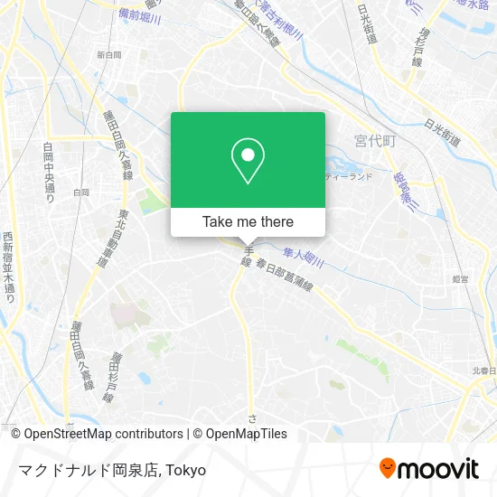 マクドナルド岡泉店 map