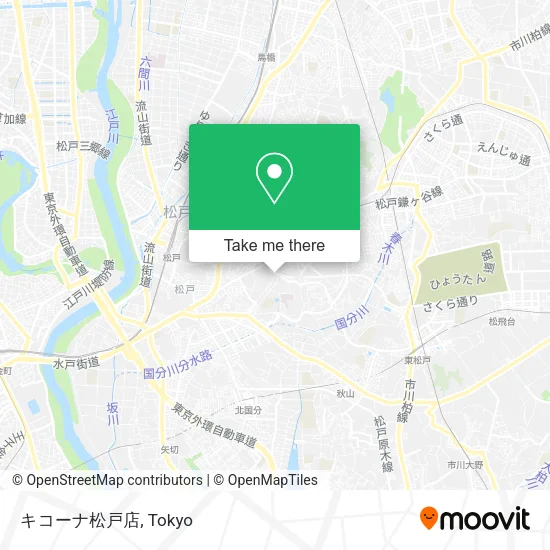 キコーナ松戸店 map