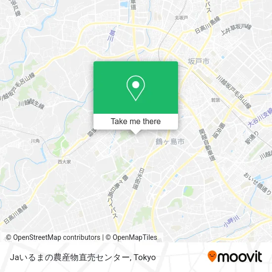 Jaいるまの農産物直売センター map