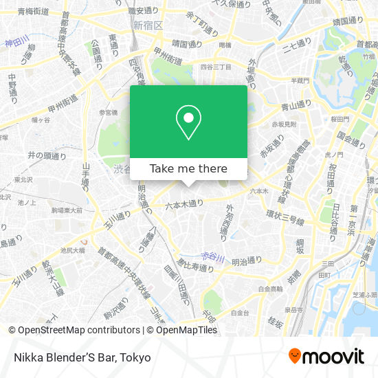Nikka Blender’S Bar map