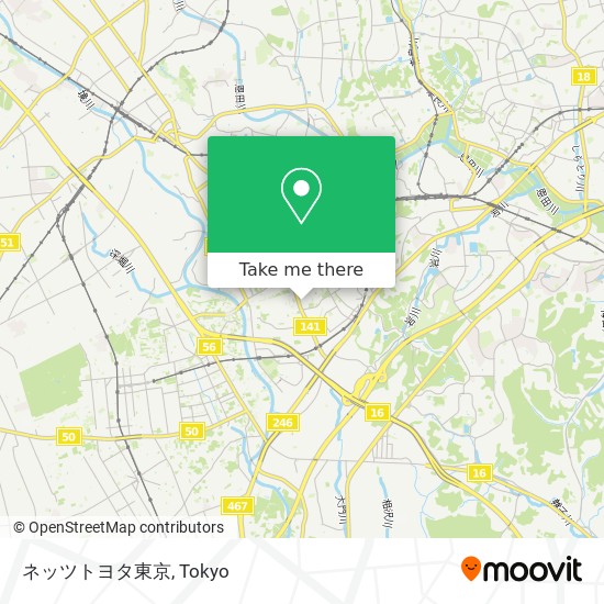 ネッツトヨタ東京 map