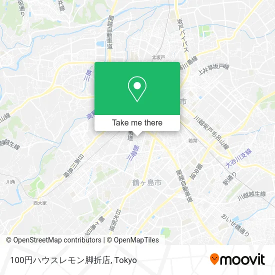 100円ハウスレモン脚折店 map