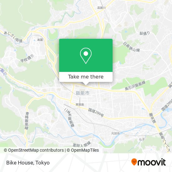 Bike House map