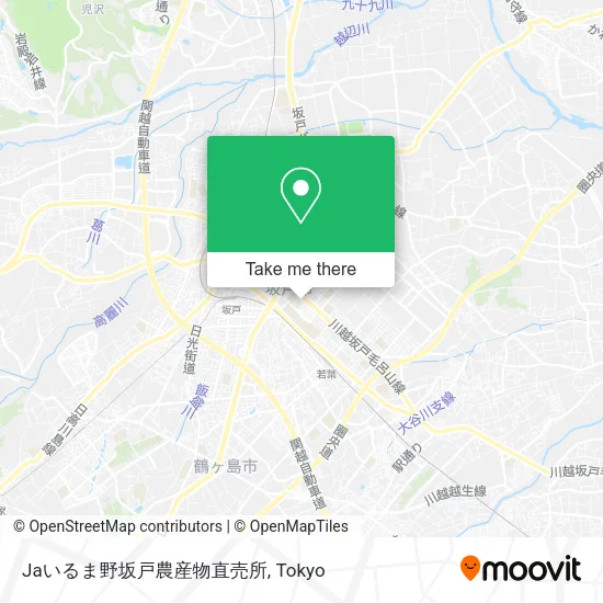 Jaいるま野坂戸農産物直売所 map