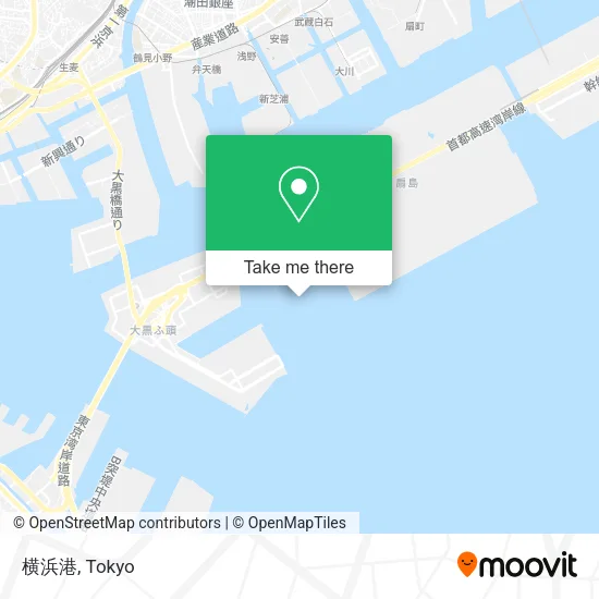 横浜港 map