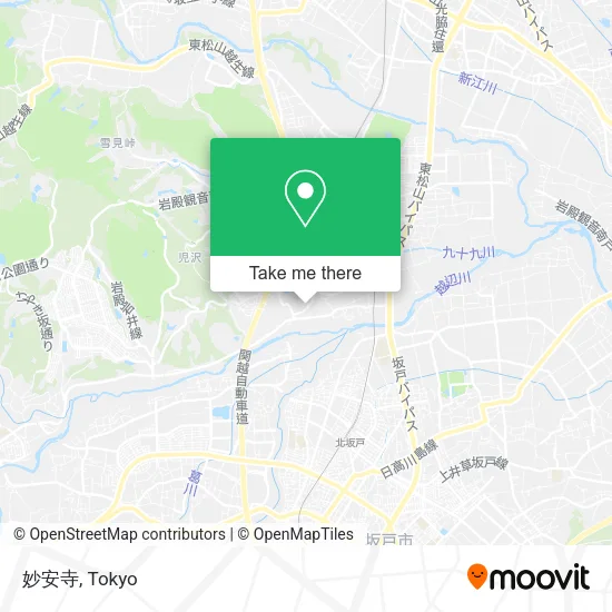 妙安寺 map